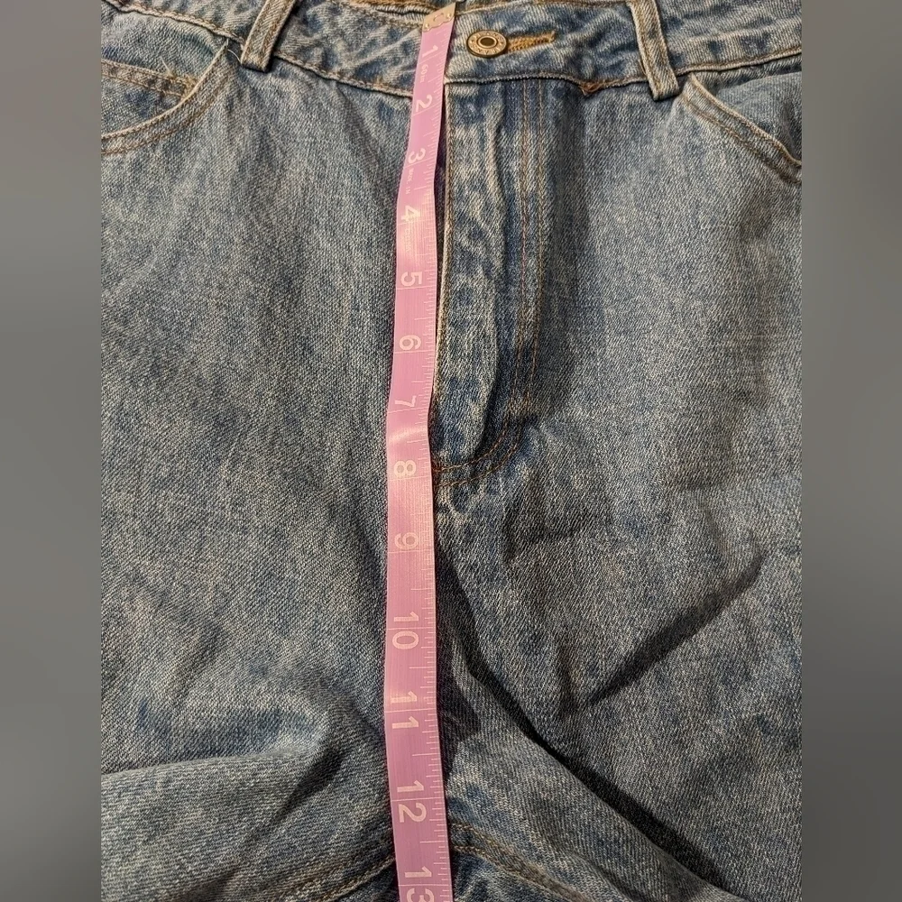 Daphnea Paris, Bottoms up high waisted jeans size L - Picture 3 of 9